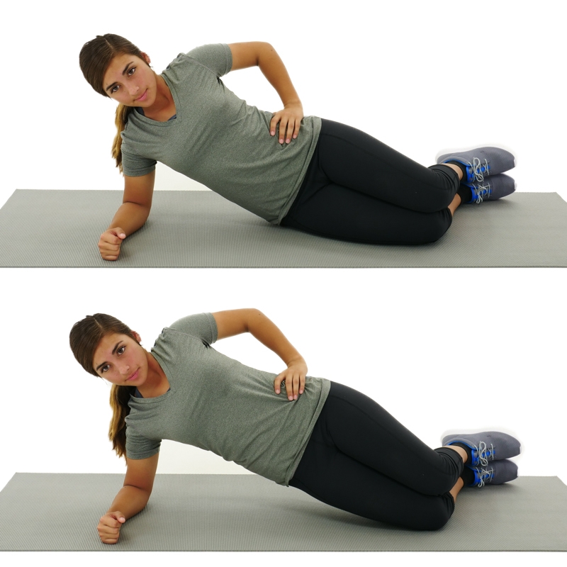 modified side plank exercise